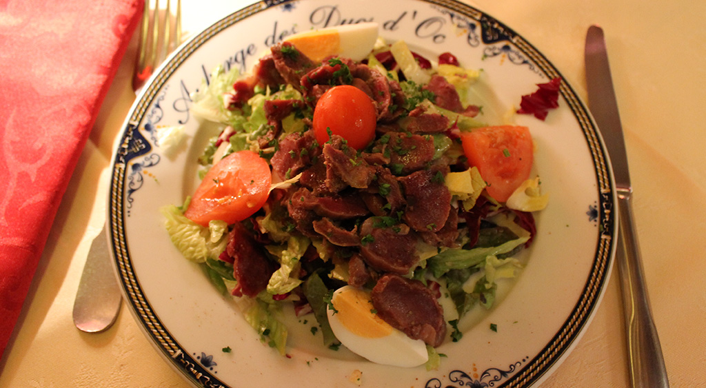 Salade de canard