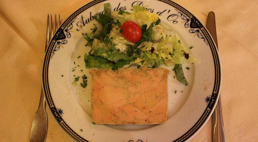 Salade de foie gras